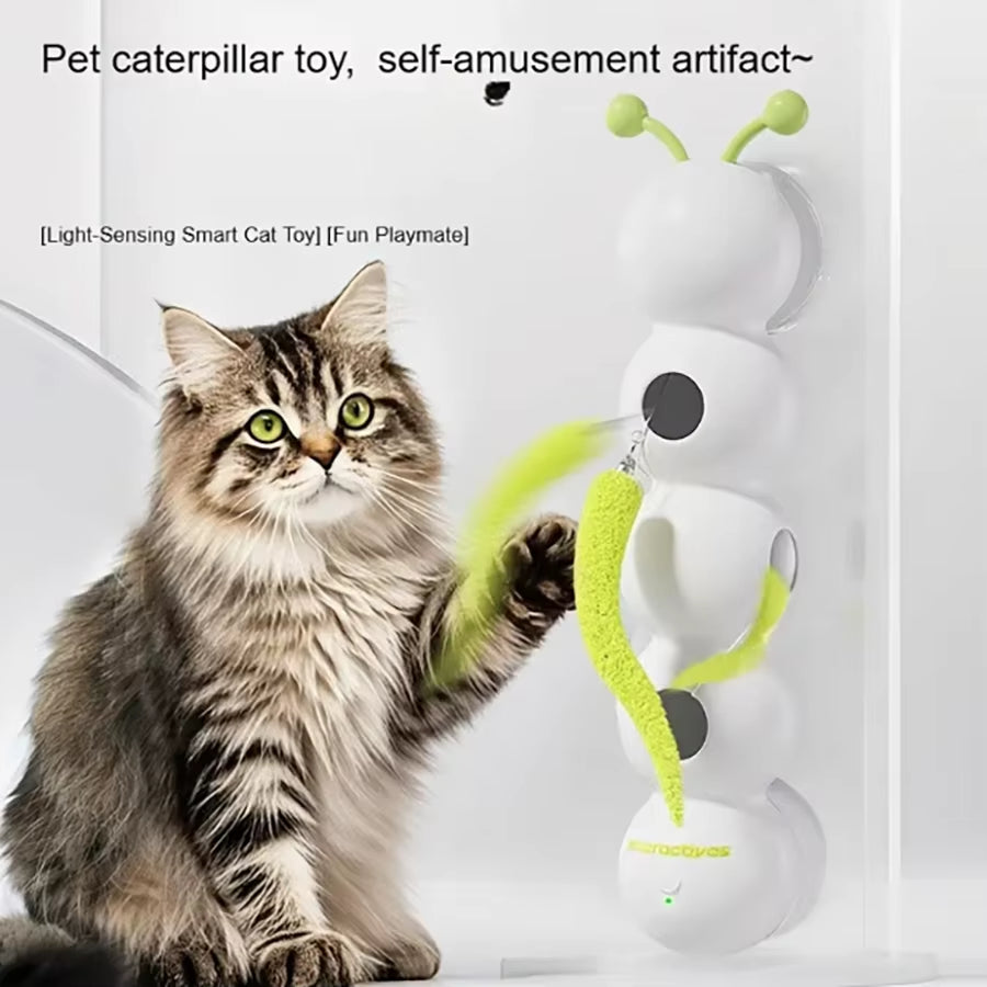 WittyPaws™ Caterpillar Interactive Smart Pet Cat