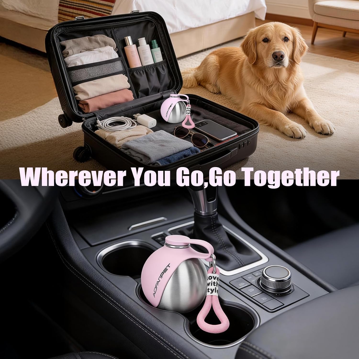 WittyPaws™ GoHydrate Travel Tumbler