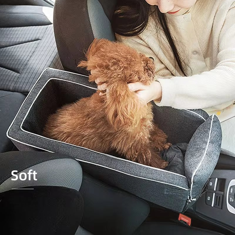 WittyPaws™ Elevated Comfort Car Booster Seat - Safety & Travel Carrier