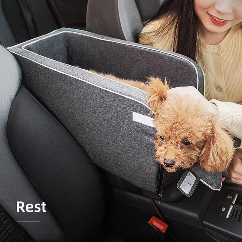 WittyPaws™ Elevated Comfort Car Booster Seat - Safety & Travel Carrier