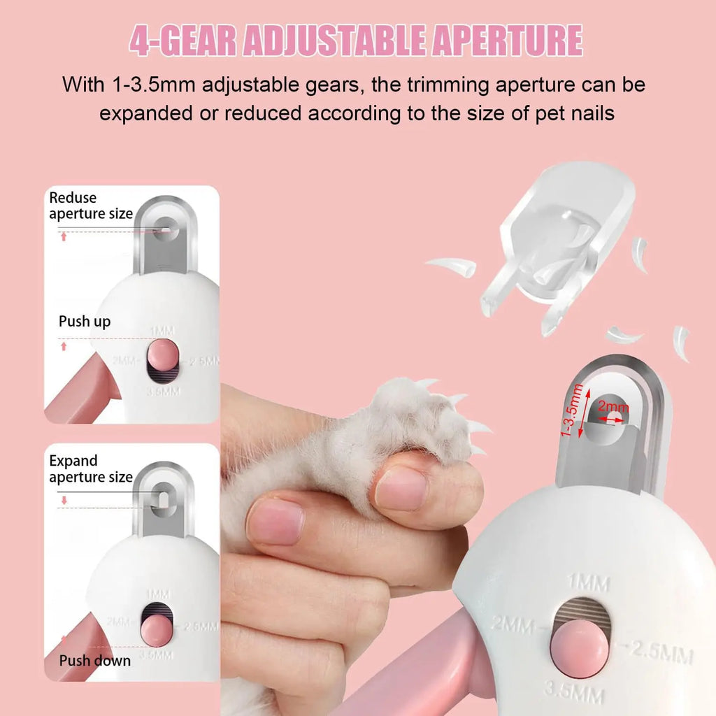 WittyPaws™ 2-in-1 Stress-Free Cat Nail Clipper