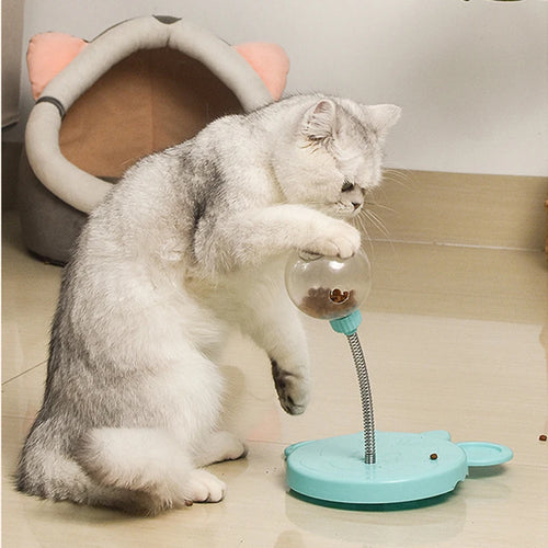 WittyPaws™ - Interactive Dispensing Toy with Suction Cup and Balls for Cats and Dogs