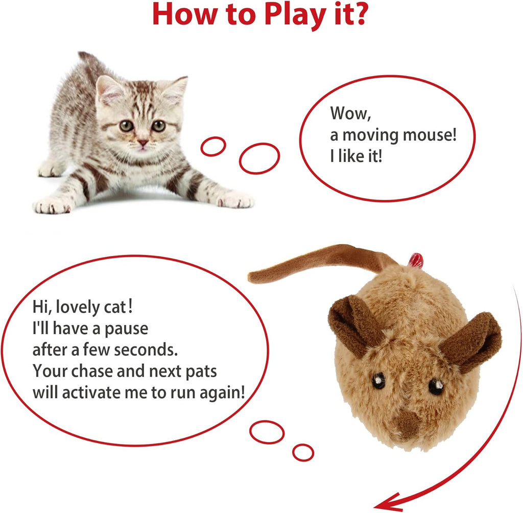 WittyPaws™ Smart-Mouse Interactive Toy