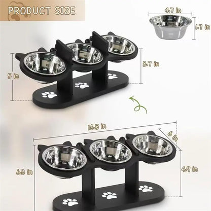 WittyPaws™ Premium 3 Stainless Steel Pet Bowl