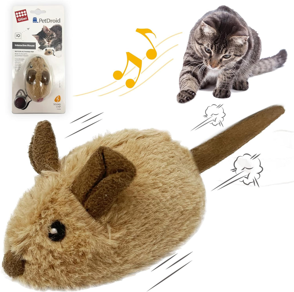 WittyPaws™ Smart-Mouse Interactive Toy