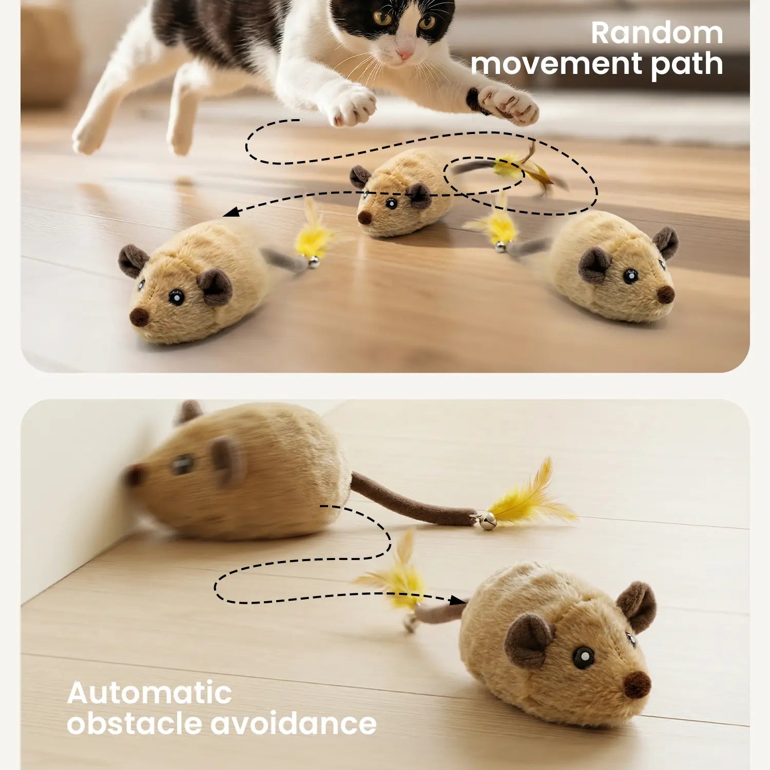 WittyPaws™ Smart-Mouse Interactive Toy