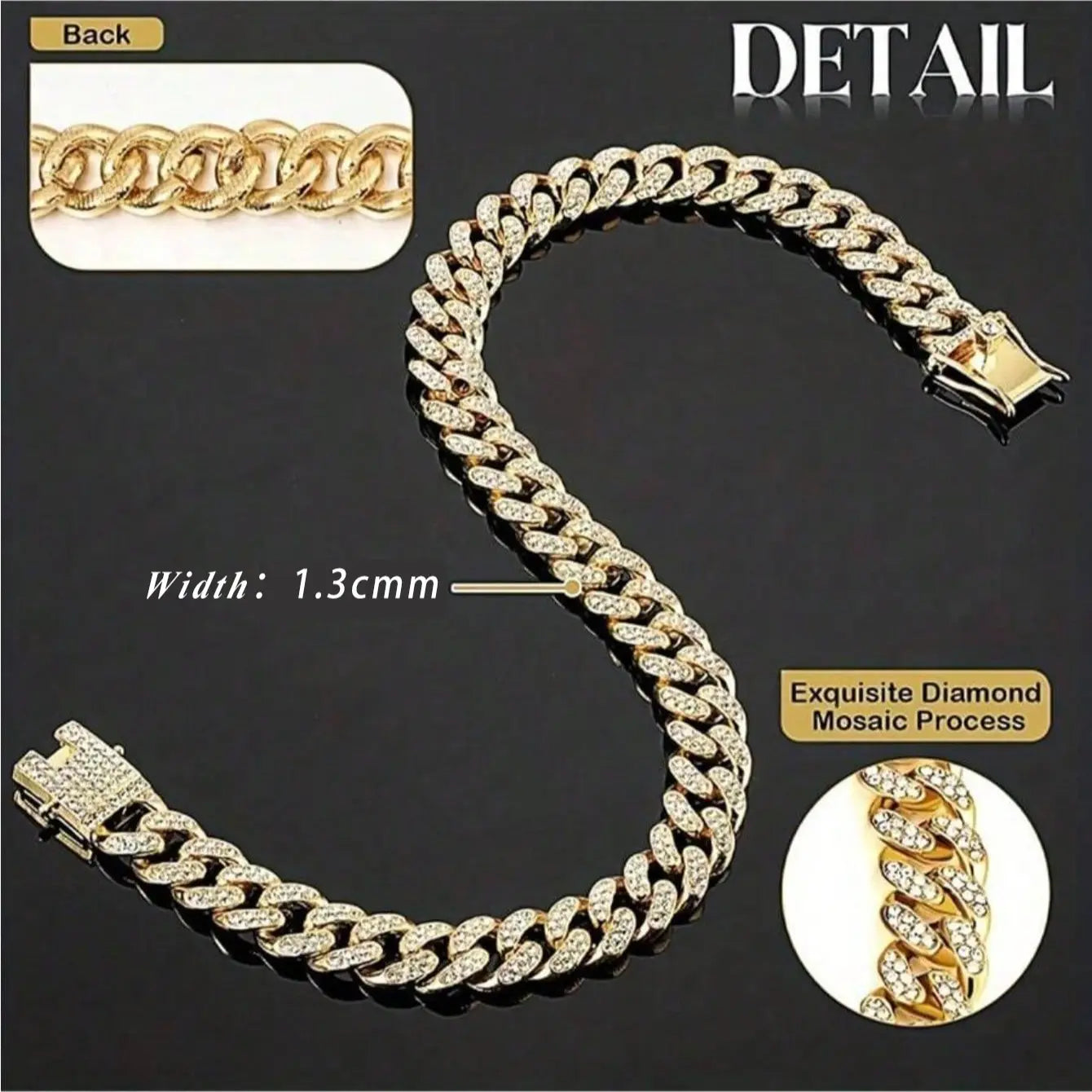 WittyPaws™ Bling Luxury Pet Chain