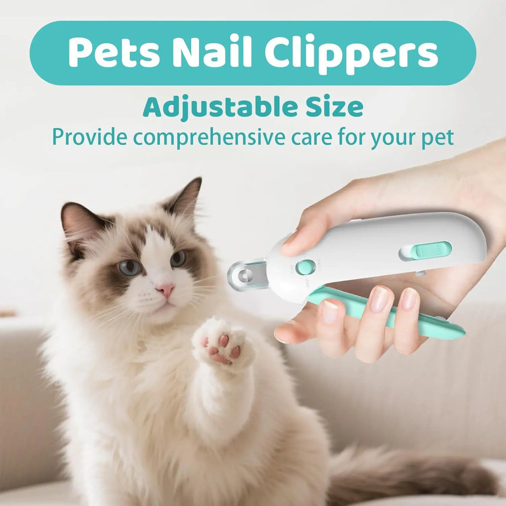 WittyPaws™ 2-in-1 Stress-Free Cat Nail Clipper