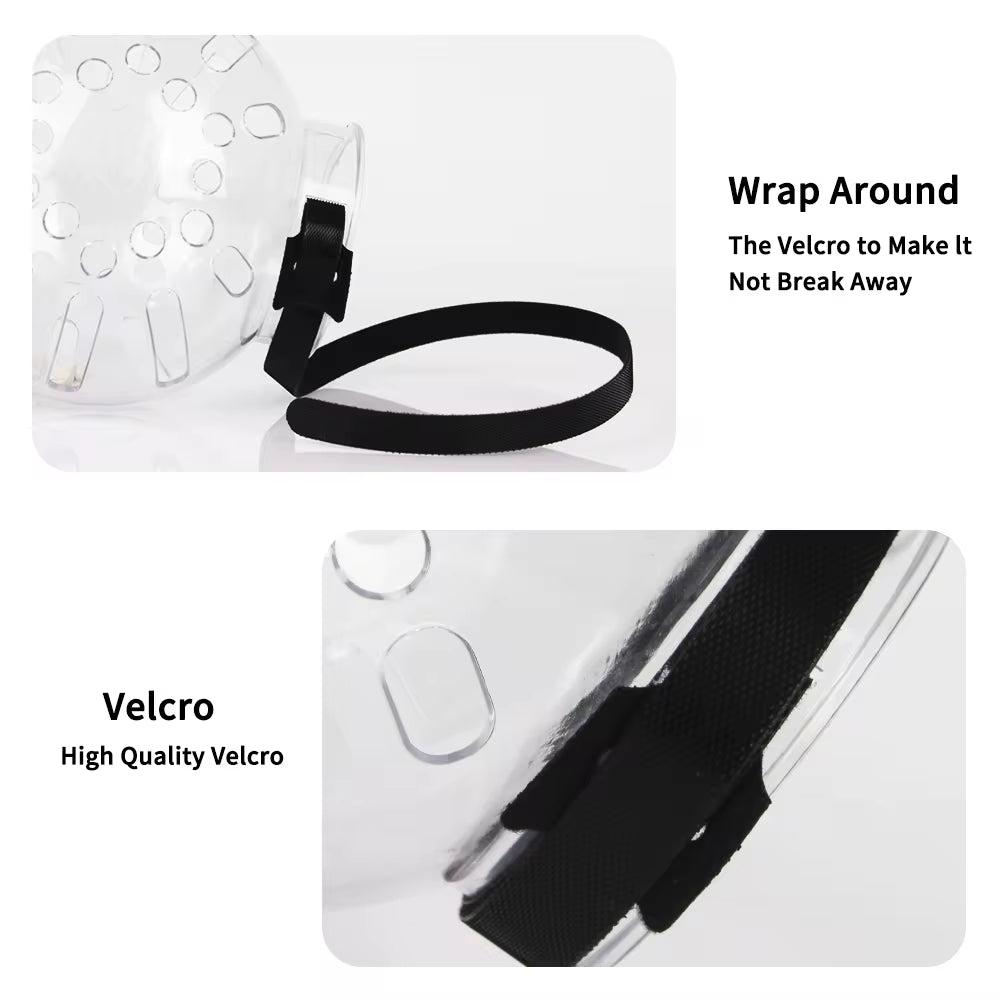 WittyPaws™ - Transparent Anti-Bite and Anti-Lick Protective Helmet for Cats