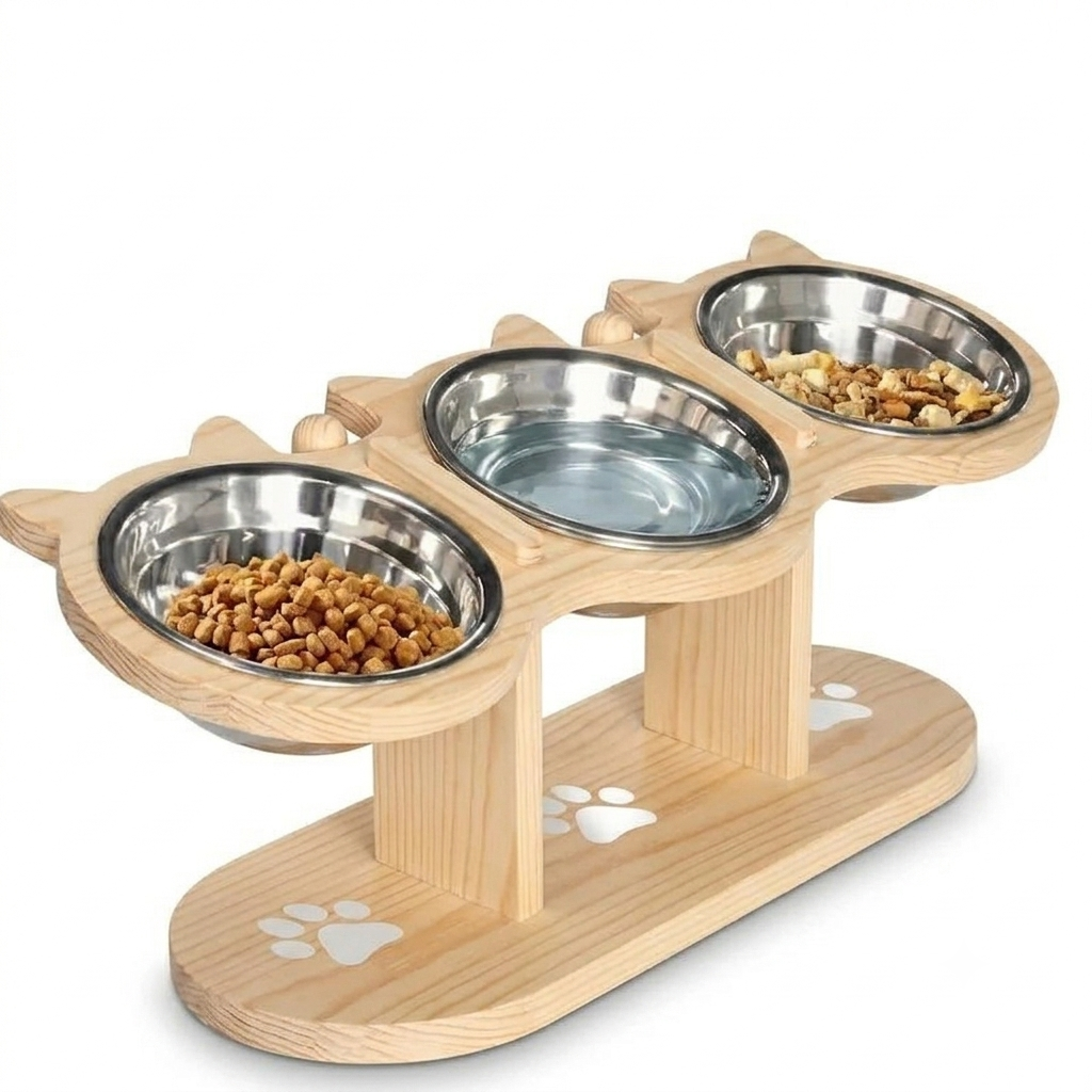 WittyPaws™ Premium 3 Stainless Steel Pet Bowl