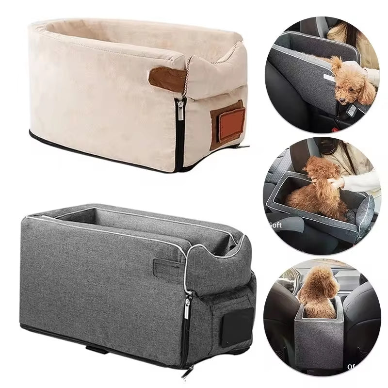 WittyPaws™ Elevated Comfort Car Booster Seat - Safety & Travel Carrier