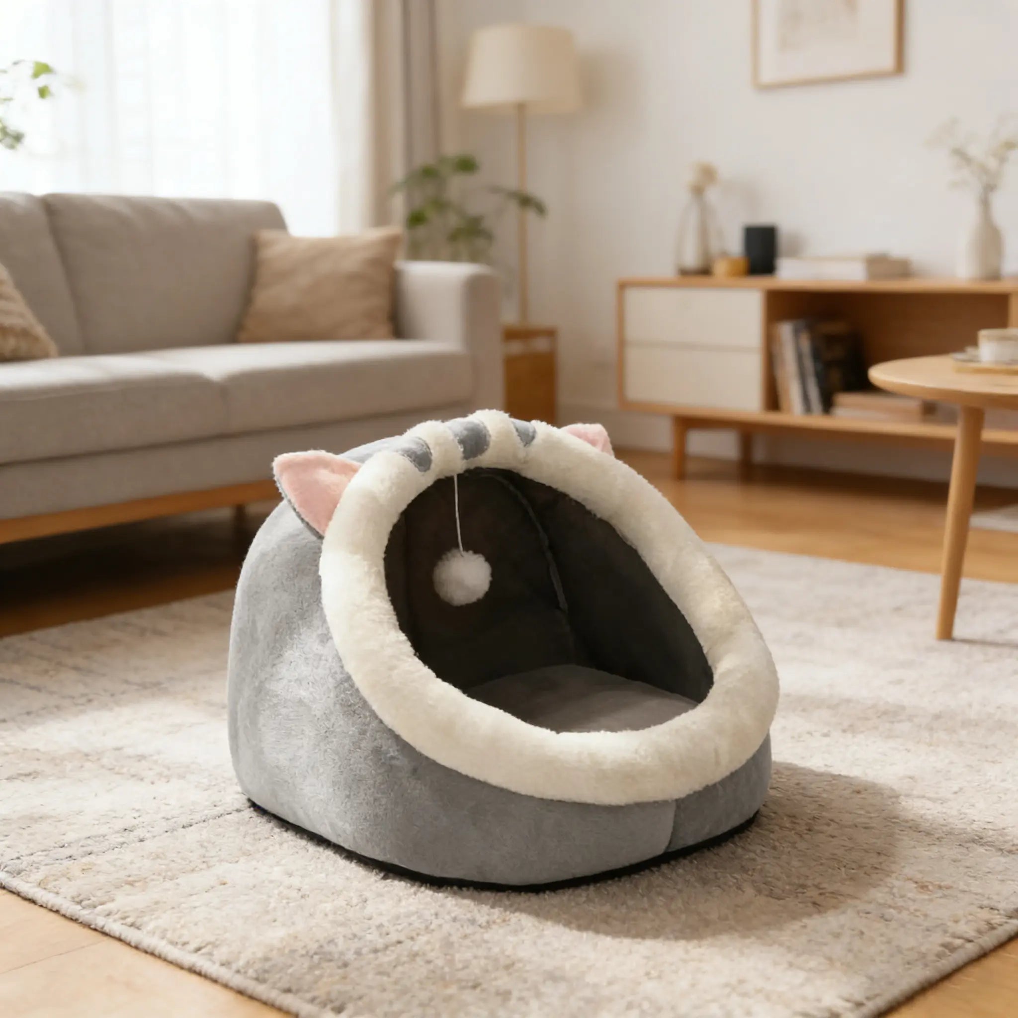 WittyPaws™ Rescue Kitten Cozy Cat Cave