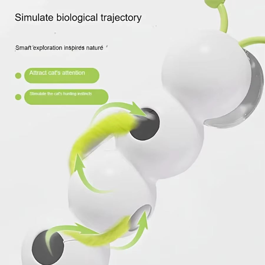 WittyPaws™ Caterpillar Interactive Smart Pet Cat