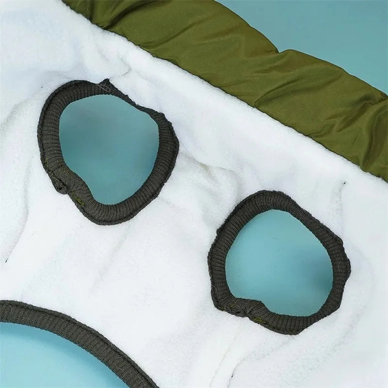 WittyPaws™ - Waterproof Winter Jacket with Built-in Harness for Dogs