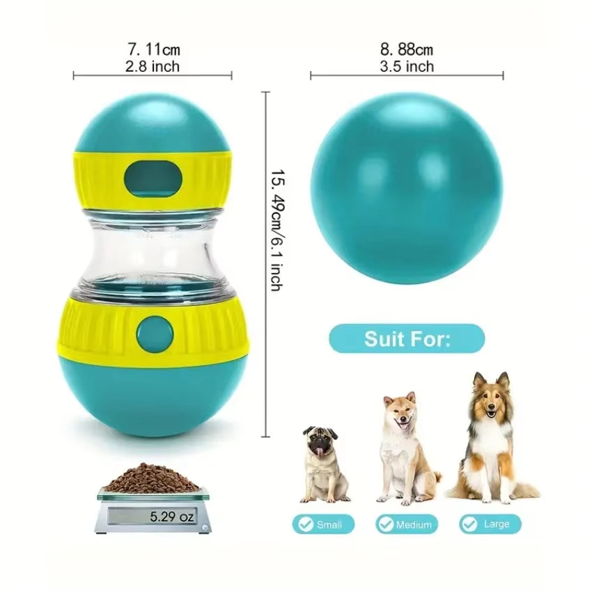 WittyPaws™ - Interactive Treat Dispenser Toy & Slow Feeder
