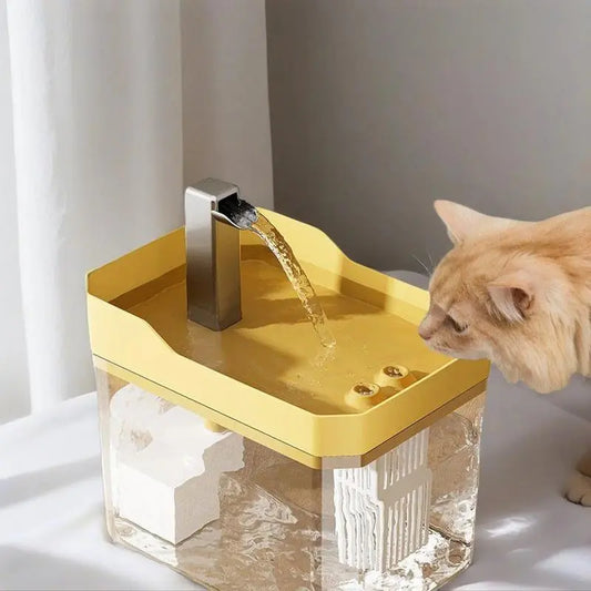 USB Pet Water Dispenser, Automatic Water Feeder, 1.5L Large Capacity, USB Powered, Automatic Circulating Waterer, Silent Design, for Dogs & Cats, Daily Drinking Quality!