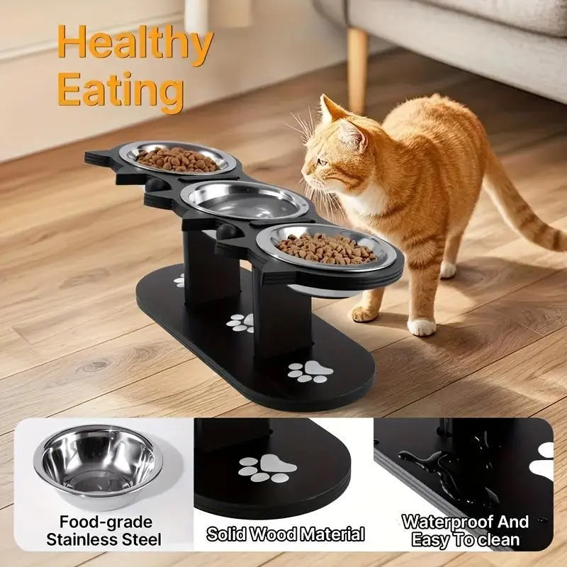WittyPaws™ Premium 3 Stainless Steel Pet Bowl