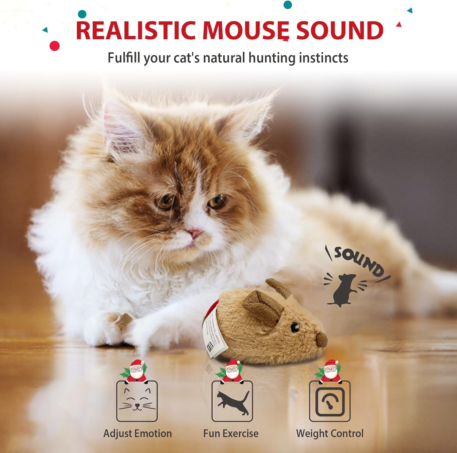 WittyPaws™ Smart-Mouse Interactive Toy