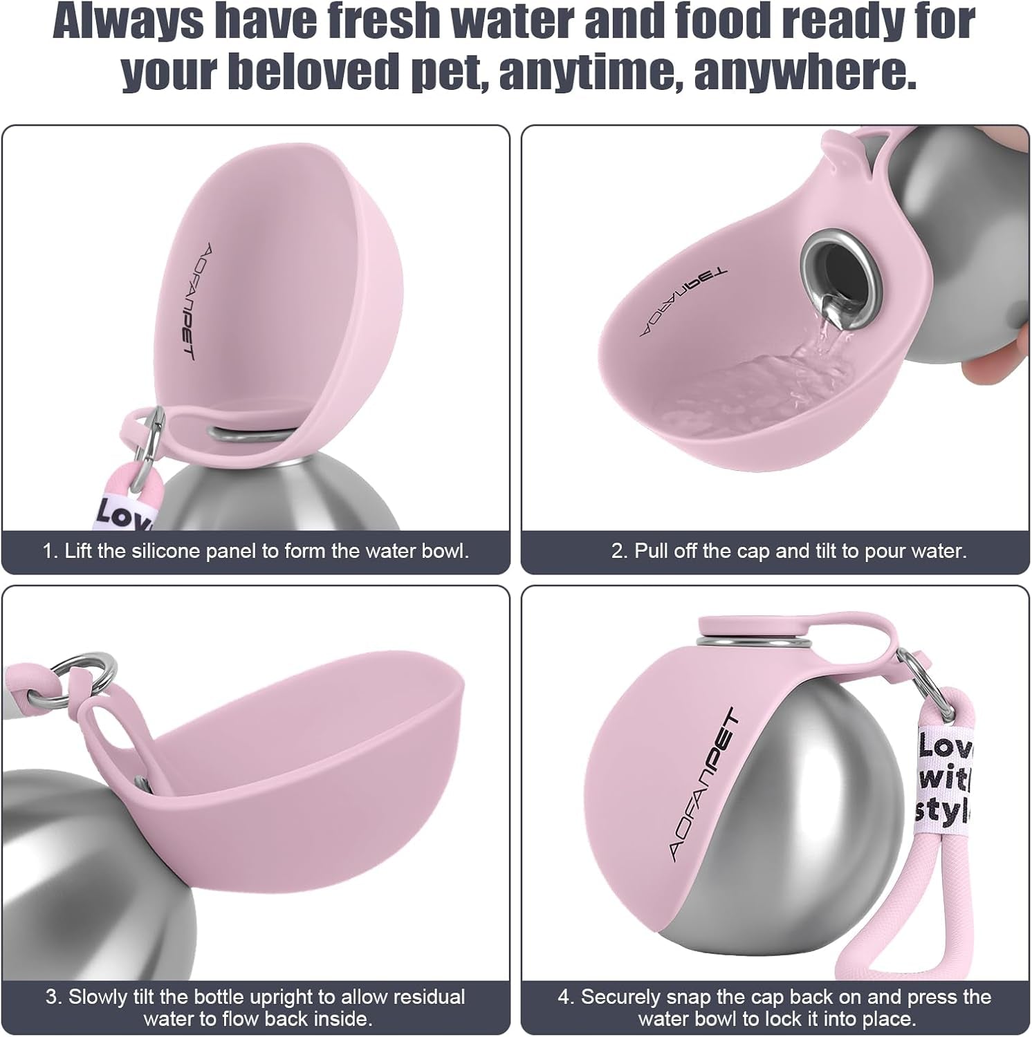 WittyPaws™ GoHydrate Travel Tumbler