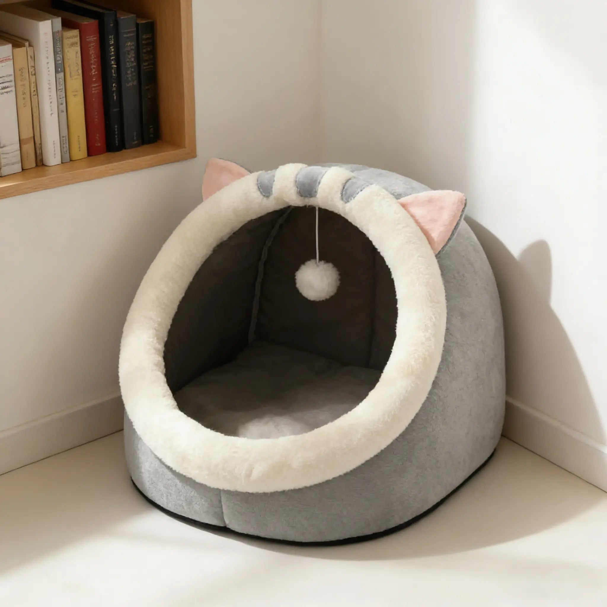 WittyPaws™ Rescue Kitten Cozy Cat Cave