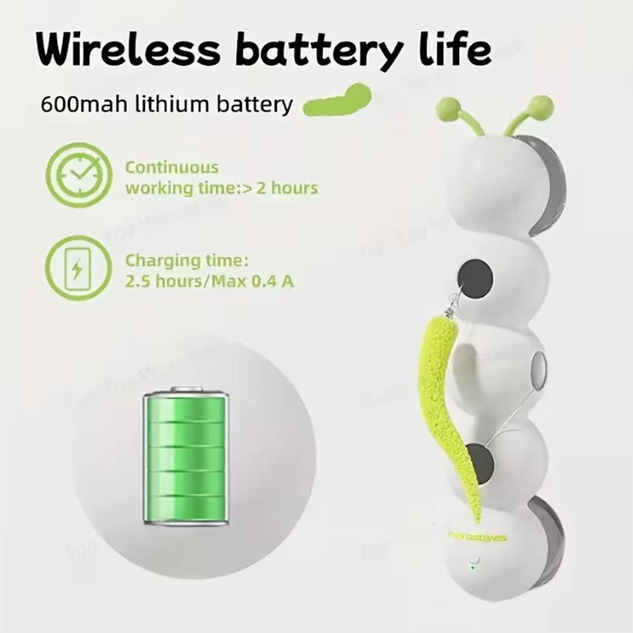 WittyPaws™ Caterpillar Interactive Smart Pet Cat