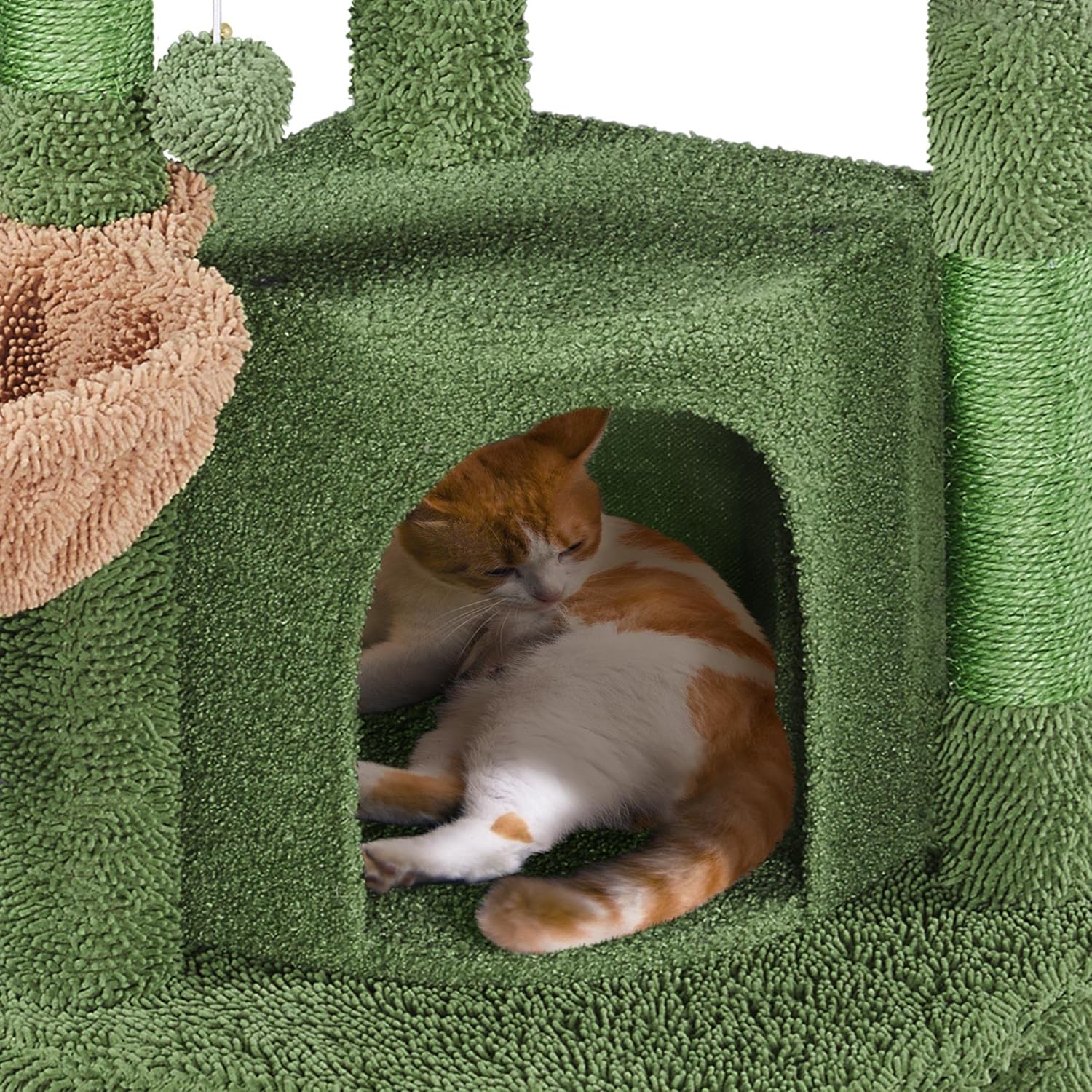 WittyPaws™ - 42-Inch Cactus Cat Tree