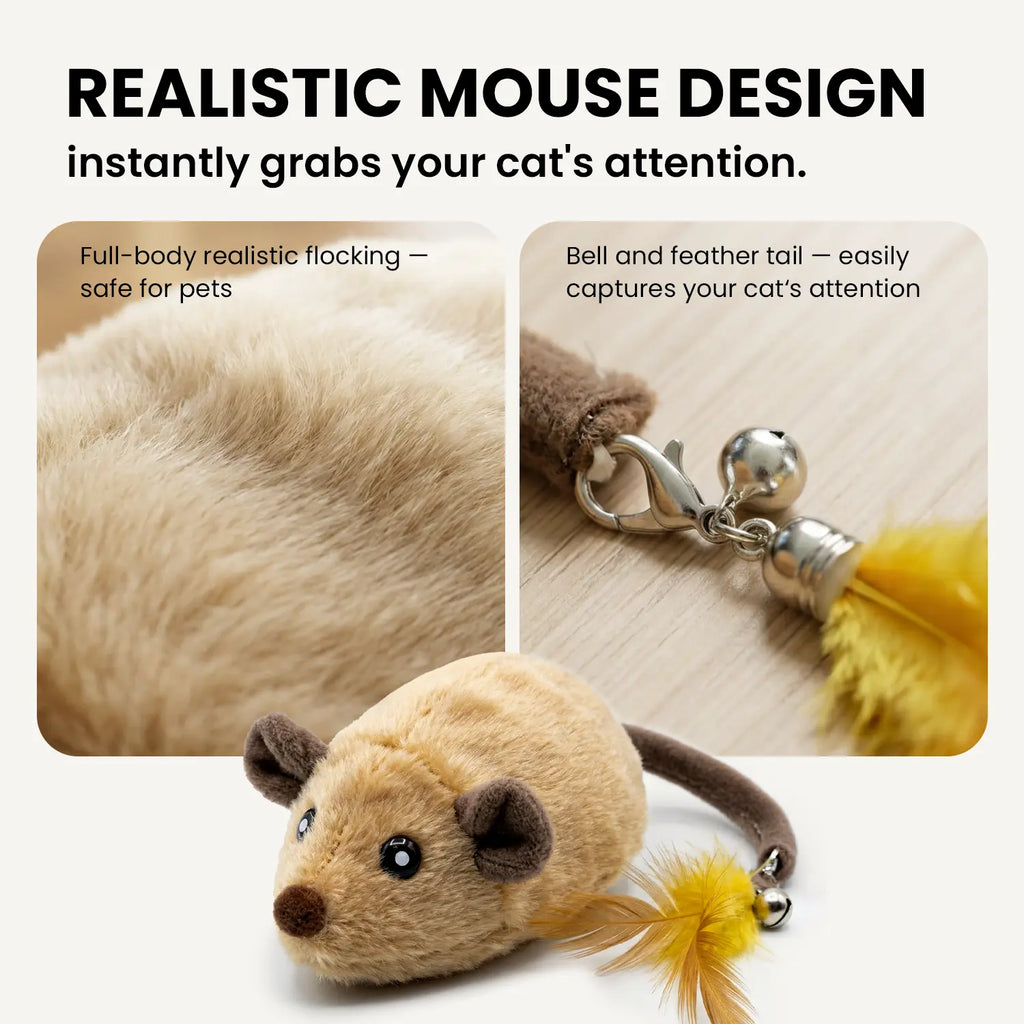 WittyPaws™ Smart-Mouse Interactive Toy