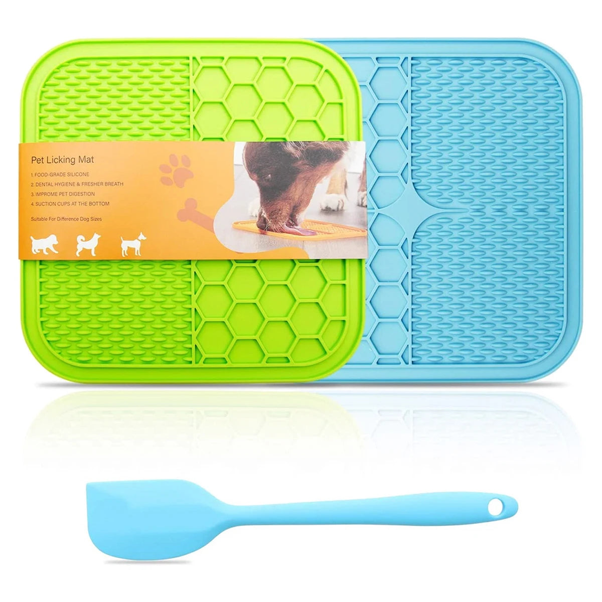 WittyPaws™ 3-in-1 Interactive Slow Feeder & Lick Mat