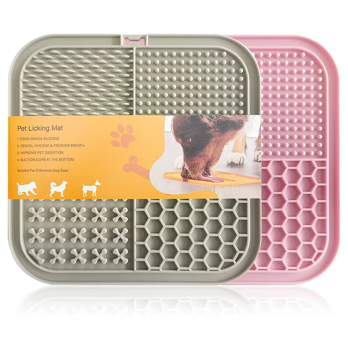 WittyPaws™ 3-in-1 Interactive Slow Feeder & Lick Mat