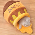 WittyPaws™ - Honey Pot Cave Bed for Cats and Pets