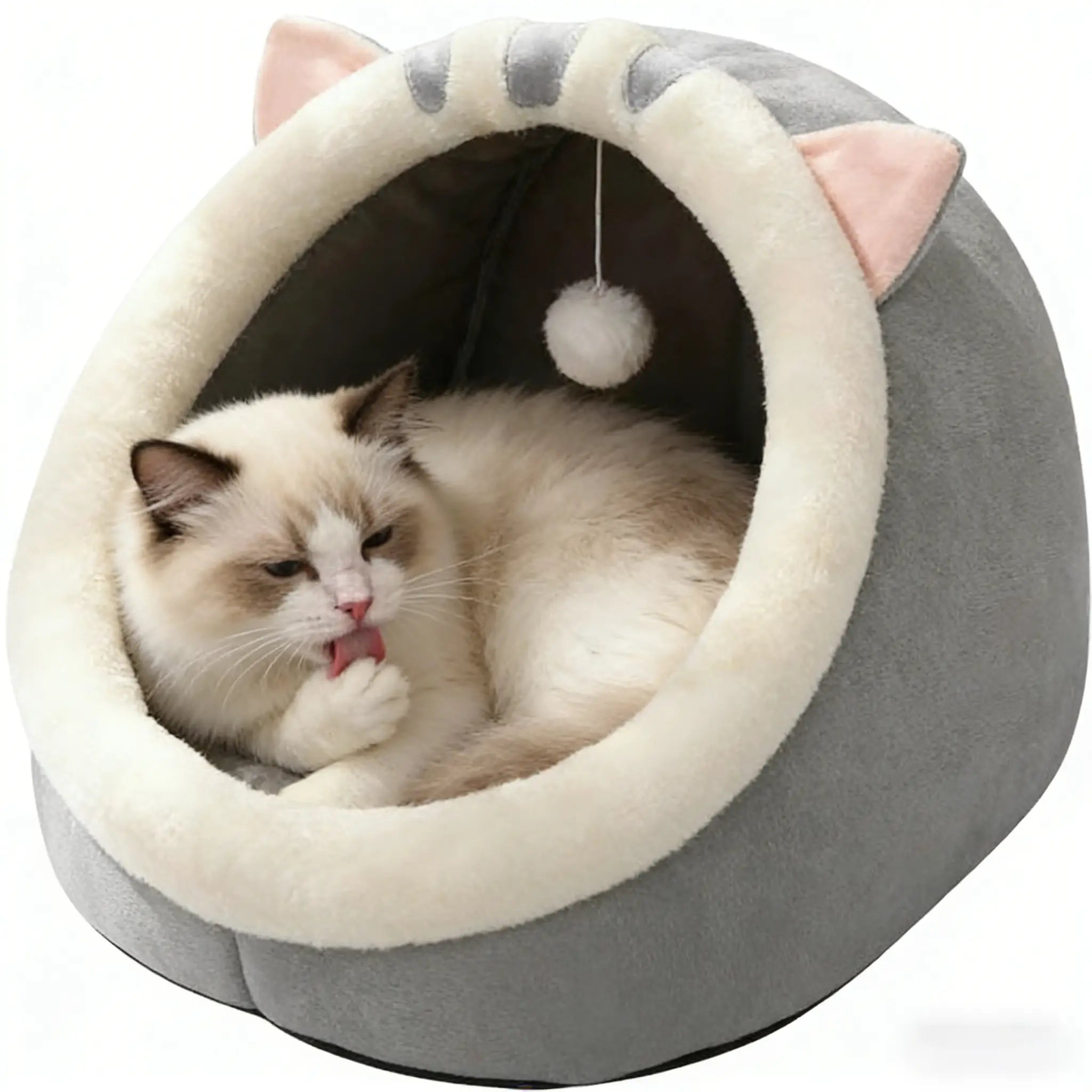 WittyPaws™ Rescue Kitten Cozy Cat Cave