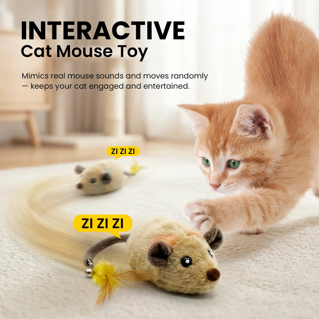 WittyPaws™ Smart-Mouse Interactive Toy