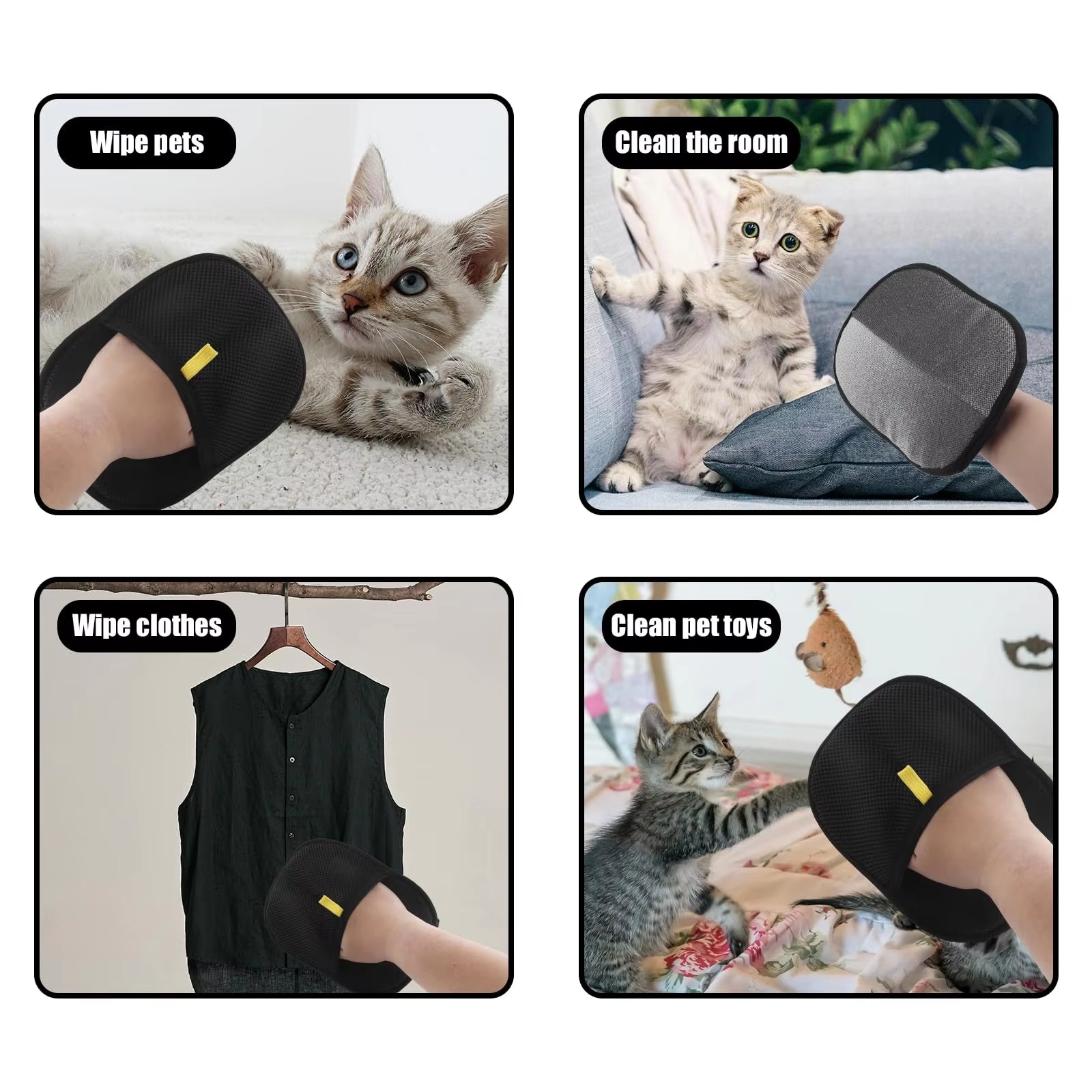 WittyPaws™ Electrostatic Pet Hair Remover Glove