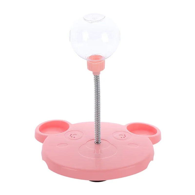 WittyPaws™ - Interactive Dispensing Toy with Suction Cup and Balls for Cats and Dogs