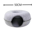 WittyPaws™ - Interactive Donut Tunnel Bed for Cats and Pets