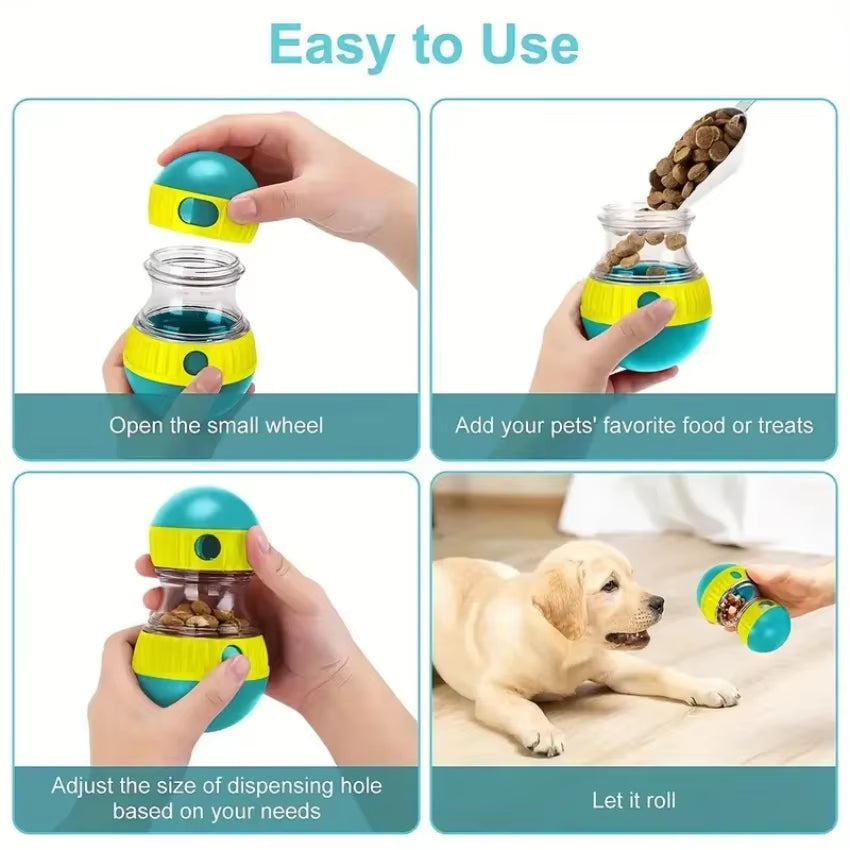 WittyPaws™ - Interactive Treat Dispenser Toy & Slow Feeder
