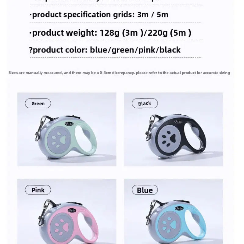 WittyPaws™ FreedomGlide Retractable Leash