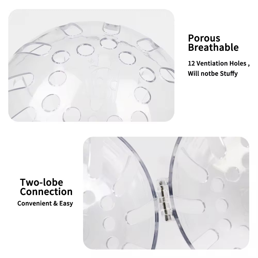 WittyPaws™ - Transparent Anti-Bite and Anti-Lick Protective Helmet for Cats