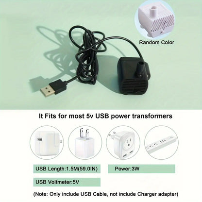 Clear Pet Water Fountain, USB Rechargeable Automatic Circulation Cat Water Dispenser, Indoor Cat Drinking Fountain, Pet Drinking Supplies, Gift