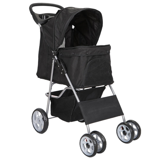 WittyPaws™ Comfort Travel Pet Stroller