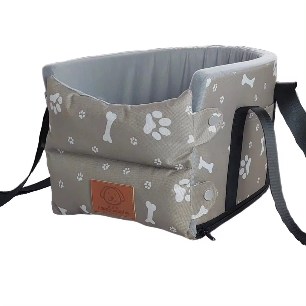WittyPaws™ Elevated Comfort Car Booster Seat - Safety & Travel Carrier