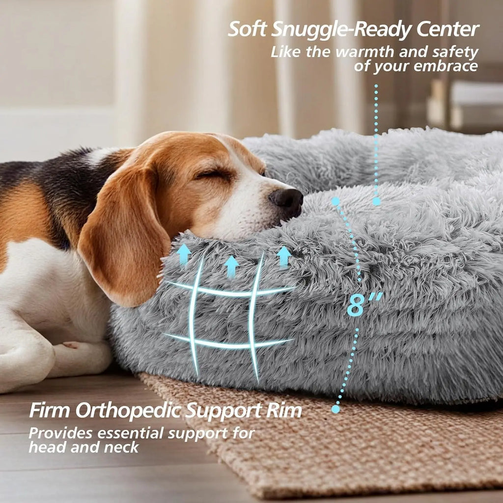 WittyPaws™ Calming Plush Pet Bed