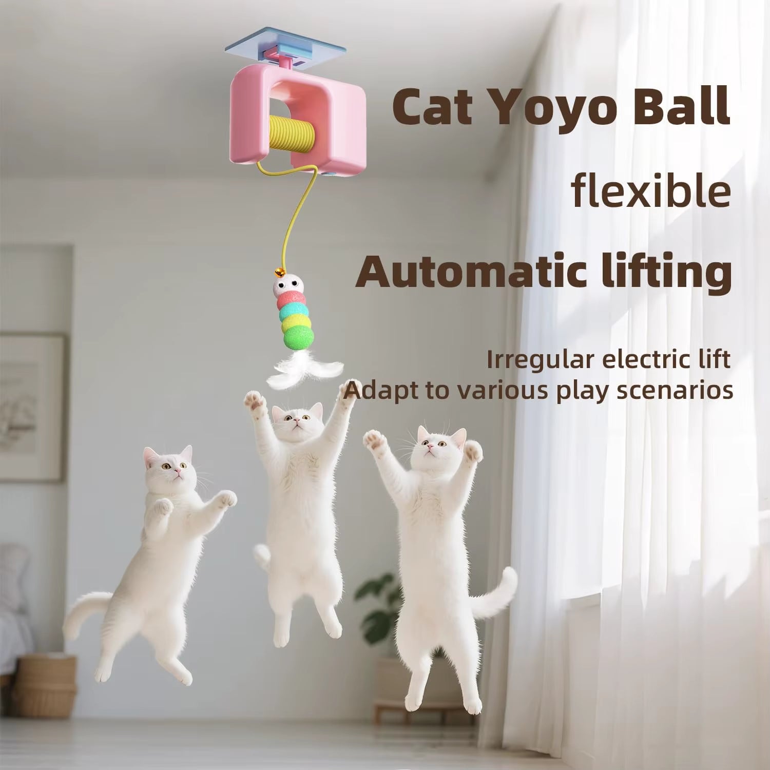 WittyPaws™ Verti-Play Yo-Yo Teaser